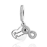 Forever Friends Charm,925 Sterling Silver,Fit Woman¡¯s Necklace and Bracelet