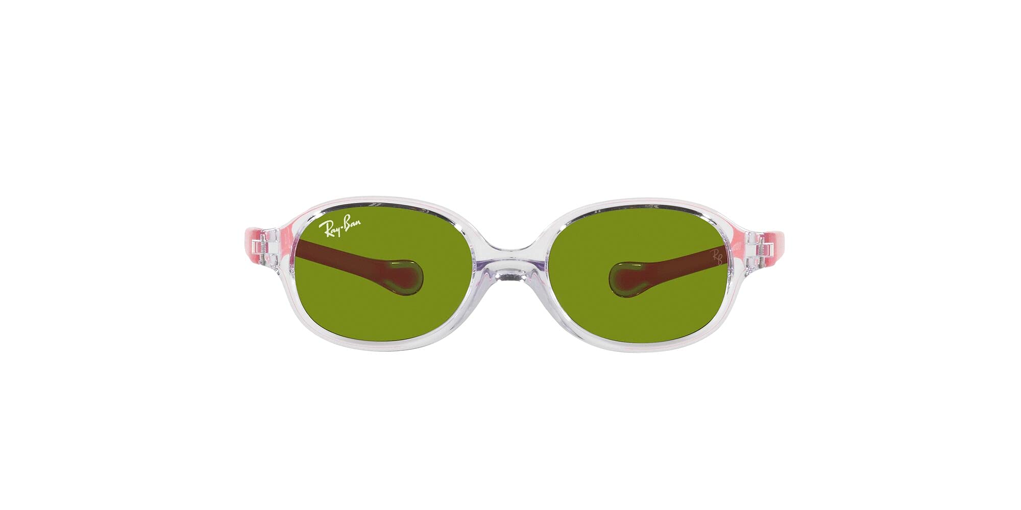 Ray-BanKids UV Protected Green Lens Oval Sunglasses - 0RJ9187S7082/241