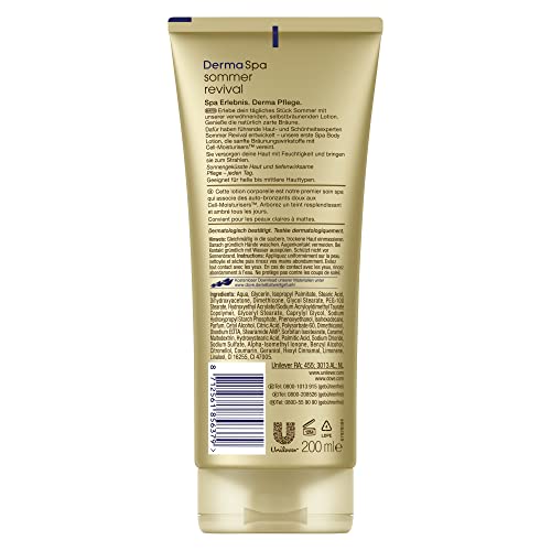 Dove DermaSpa Selbstbräuner für das Gesicht und den Körper