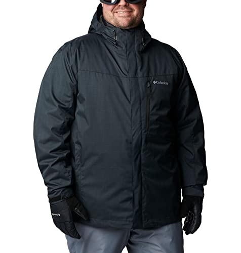 Columbia Men's Whirlibird V Interchange Jacket, Black Melange, Large