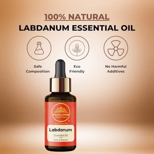 Image of Labdanum Essential Oil (Cistus ladaniferus) | Pure, Face, Skin, Hair, Diffuser, Aroma, Soap Making 30ml