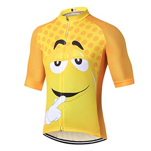 Hombres Jersey de Bicicleta con impresión Espacial, Camisetas de Ciclismo de Manga Corta Anti-Sudor de Secado rápido Camisetas de Ciclismo de Verano Mountain Road Cover