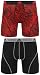 adidas Men's Sport Performance Climalite Boxer Brief Underwear (2 Pack), Real Red Draven/Black/Grey, X-Large/Waist Size 40-42