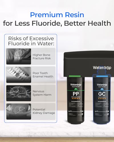 Image of Waterdrop WD-10GC Water Filter Replacement for Waterdrop TSA & TSB & TSA-UF & TSB-CM & TSB-ALK 3-stage Under Sink Water Filter System, 8-12 months Under Sink Water Filtration System, 1 Pack
