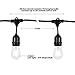 Brightech Ambience Pro - Waterproof LED Outdoor String Lights - Hanging, Dimmable 2W Vintage Edison Bulbs - 48 Ft Commercial Grade Patio Lights Create Cafe Ambience In Your Backyard