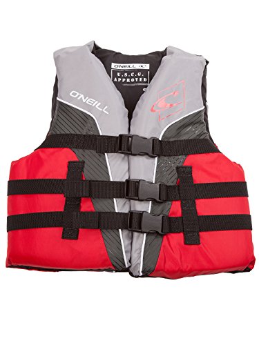 O'Neill Youth SuperLite USCG Life Vest,Smoke/Graphite/Red/White,1sz