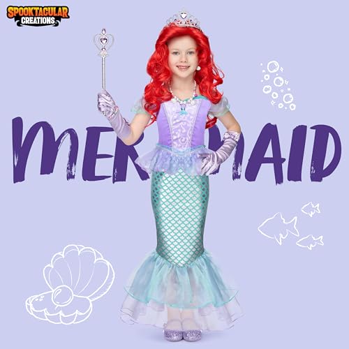 Disfraz de Sirena Princesa para Niñas Talla S miniatura 2