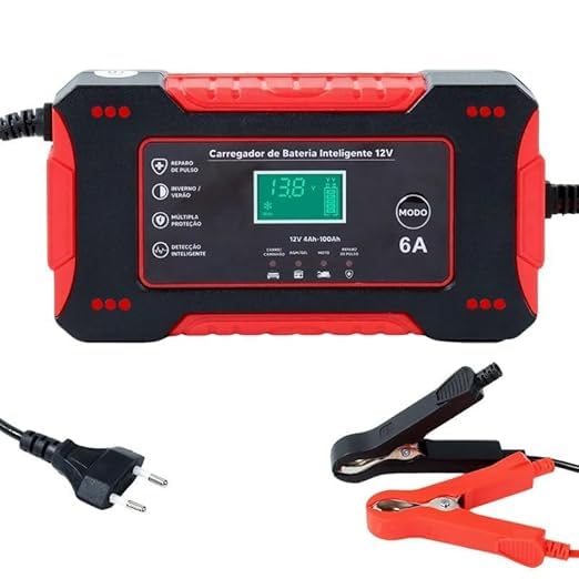 12V6A Smart Battery Charger for Car & Bike | Automatic Fast Charging with LCD Display | Pulse Repair Mode | Multi-Protection | AGM, Gel & Lead Acid Compatible | 6 Month Warranty (12V6A)-image-31