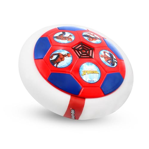 Image of Spiderman Air Soccer Ball Non Rechargeable Battery Powered Hover Football, Indoor Electric Smart Air Football for Boys and Girls. Fun Game for Kids - For Birthday Gift