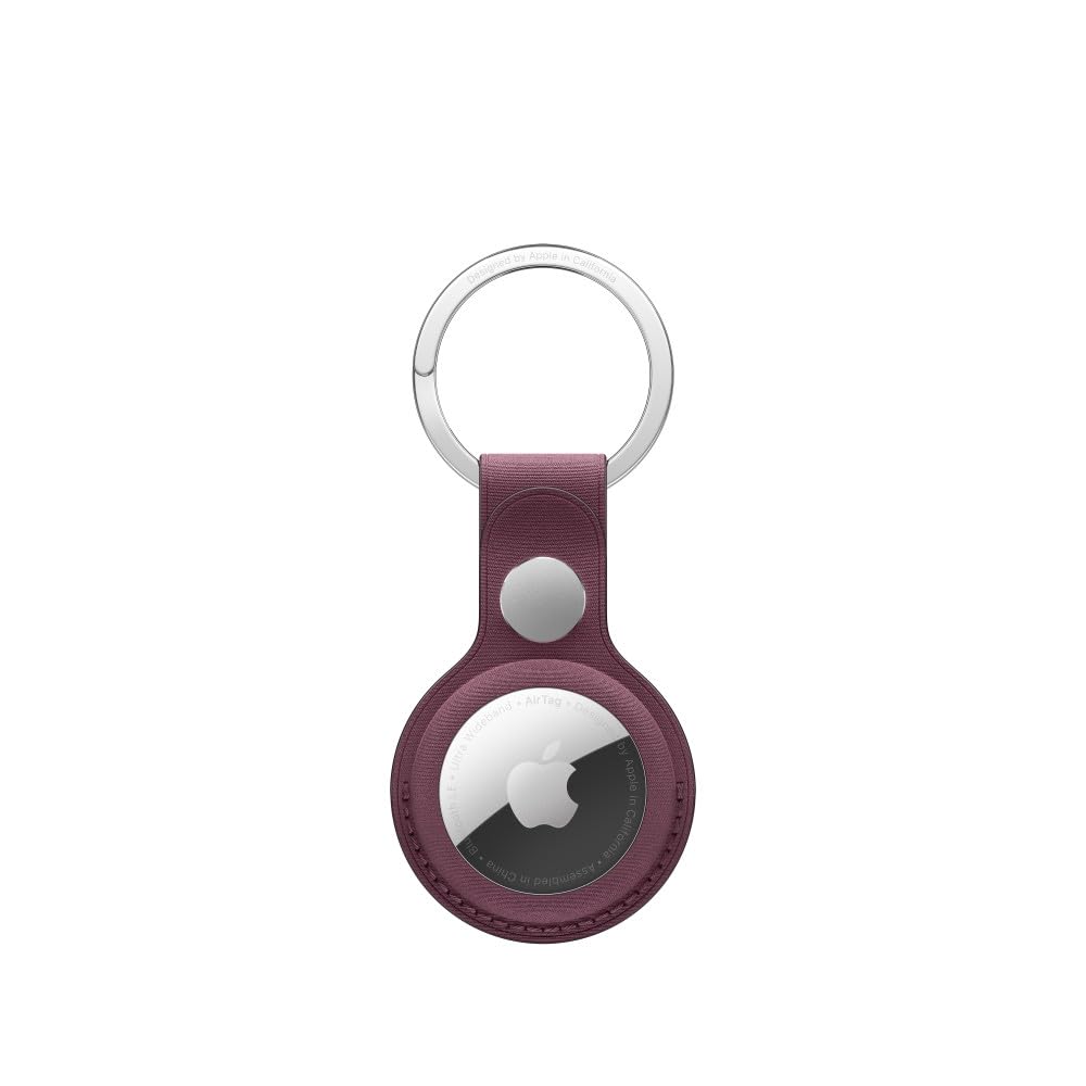 Apple AirTag FineWoven Key Ring - Mulberry ​​​​​​​
