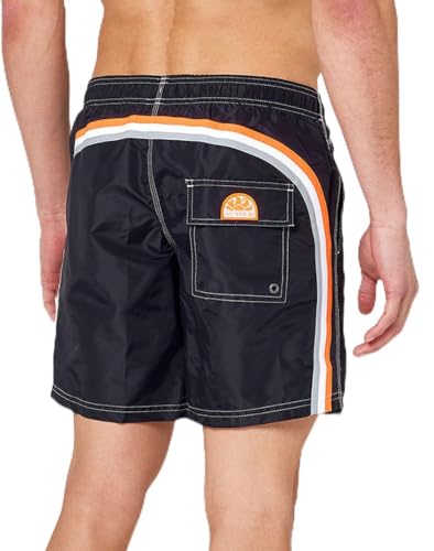 SUNDEK Mens Elastic Waist Boardshort, Swim Trunks 16