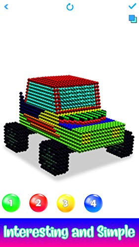 Cars Magnet World 3D - Build by Magnetic Balls