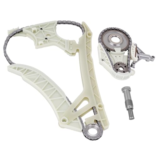 Timing Chain Kit W/Oil Pump Chain Compatible with BMW 228i/320i/328i/428i/528i/X1/X3/X4/X5/Z4 2012-2017 2.0L N20/N26 Engine - Replaces# 11317592850, 11318648732, 11317603944