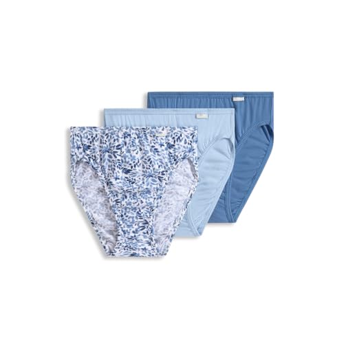 Image of Jockey Women's Underwear Plus Size 100% Cotton Elance French Cut - 3 Pack