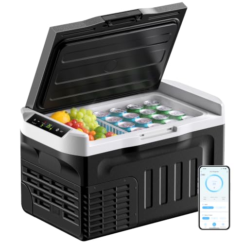 EUHOMY 22QT 12 Volt Refrigerator, Portable Car...