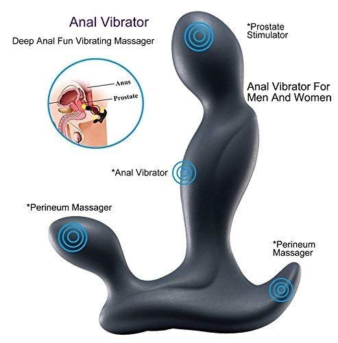 Gaoyantong Masajeador Recargable, para Dispositivo de Masaje de relajación Mensajero Masculino de Mensajes Mensaje para Principiantes con múltiples velocidades y Patrones de vibración