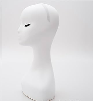 Amazon.co.jp: マネキン マネキンヘッド 白 女性 頭部 滑り止め
