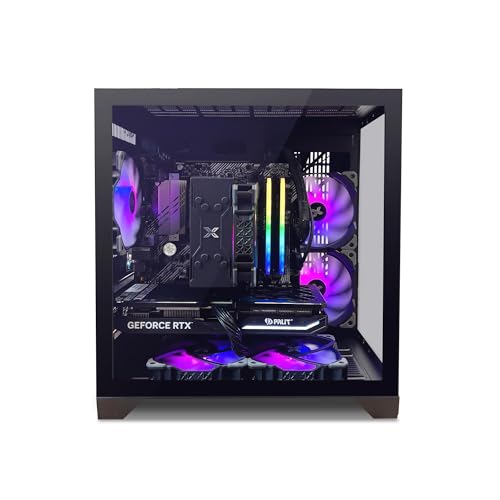 INFOMAX | PC Gamer Completo - Processore AMD Ryzen 5 4500, RTX 3050 8 GB, RAM 16 GB, SSD 500 GB, Scatola Acquario, Free OS - PC Desktop - Immagine 2