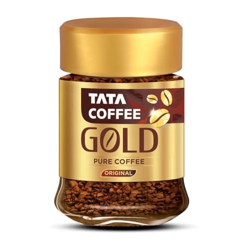 Tata Coffee Gold Original, Instant & Pure Coffee Jar, 25g, Freeze...