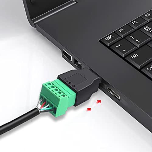 Conector USB 2.0 A con Terminal Tornillo 4 Pcs miniatura 7