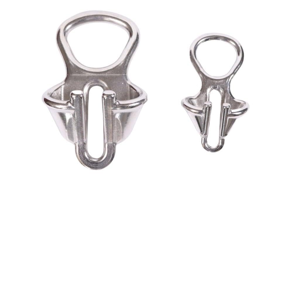 316 per Acciaio Inox Anchor Stopper 6-12mm Corda, per Marine Hardware Blocco per Anello di Ormeggio Dispositivo 10-12mm