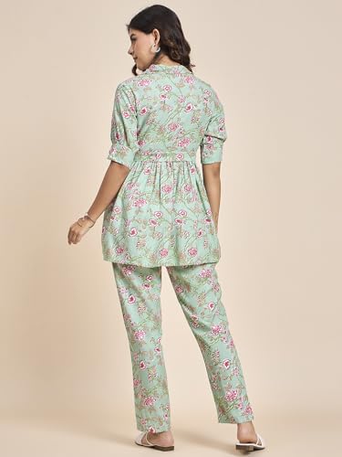 Image of Truvon Fashions Women's Co-Ords Set, Kurta and Pant Set