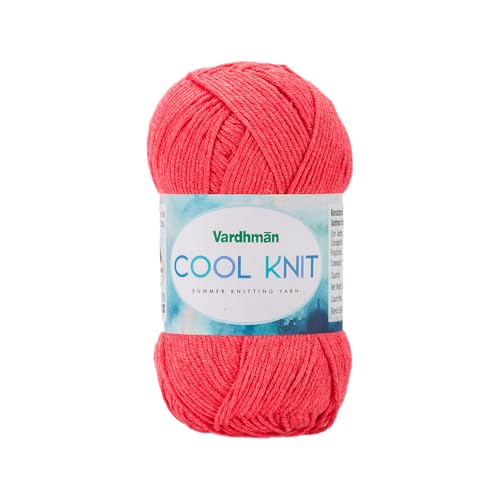 Image of Vardhman Cool Knit All Season Lightweight Poly Viscose Yarn | Pack-1