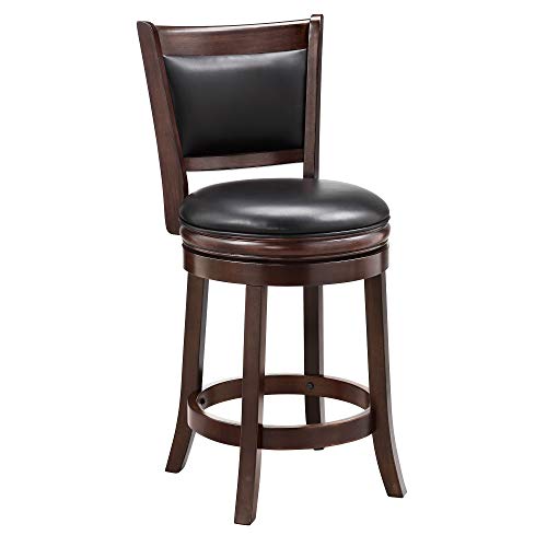 Photo 1 of Ball and Cast Swivel Counter Height Barstool 24 Inch Seat Height Cappuccino Set of 1