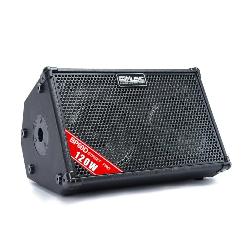 Coolmusic BP60D 120W Battery Powered Acoustic Guitar Amplifier,Portable Bluetooth Speaker with...