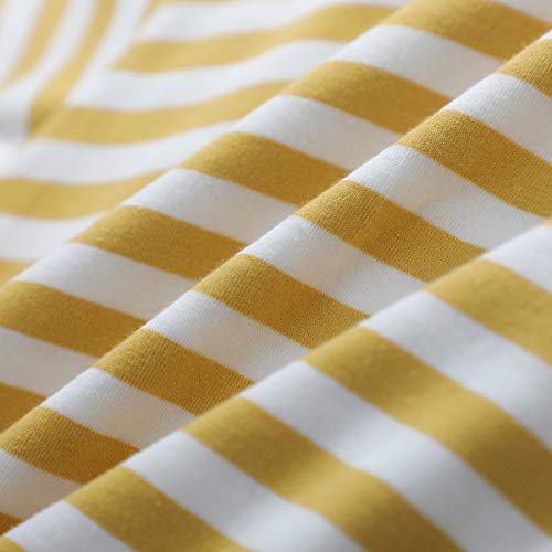 famuka Baby Boys Girls Shirts Stripes Rompers Unisex Baby Summer Clothes4