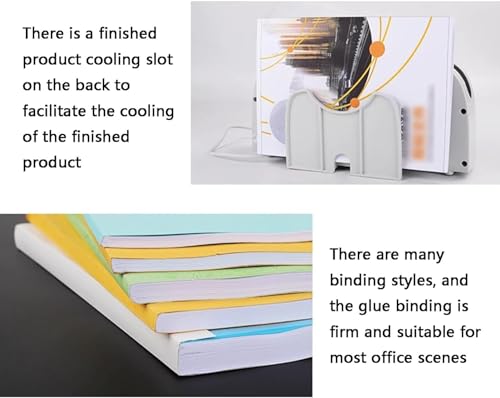 Rilegatrice a caldo – Rilegatura veloce in 1 minuto, spessore massimo 33 mm per documenti d'ufficio e rilegatura di libri