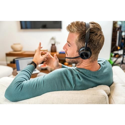 POLY Voyager 4320-M Auricolare Bluetooth avec base de charge noire - 4