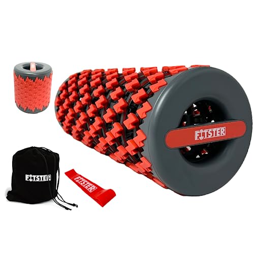 Collapsible premium foam roller, travel size retractable