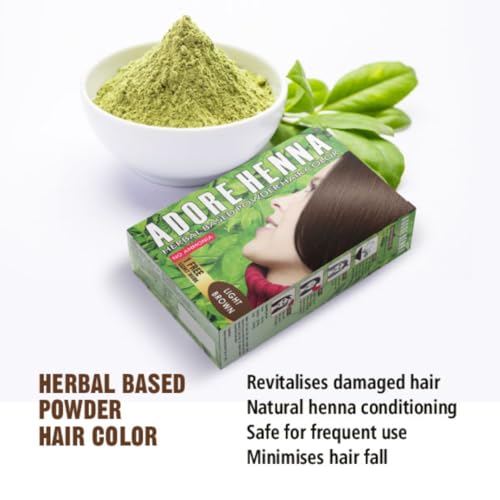 Color en polvo para cabello marrón claro miniatura 3