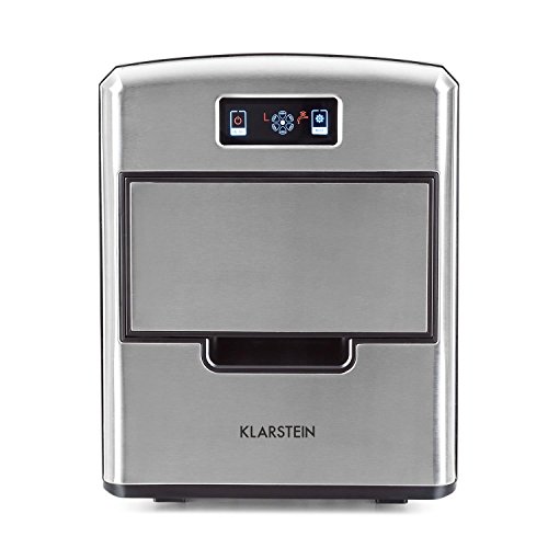 Klarstein Eiswürfelmaschine Klein, 2,1 Liter Eiswürfelbereiter, Eiswürfelmaschine für 12 kg Eiswürfel in 3 Größen, Schnelle Mini-Eiswürfelmaschine, Eiswürfelbereiter mit Leichter Reinigung – Bild 3