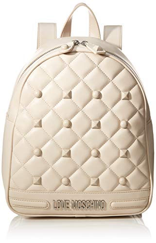 Preisvergleich Produktbild Love Moschino Unisex-Erwachsene Jc4063pp18lh0110 Rucksackhandtaschen, Weiß (Avorio), 30x11x25 Centimeters