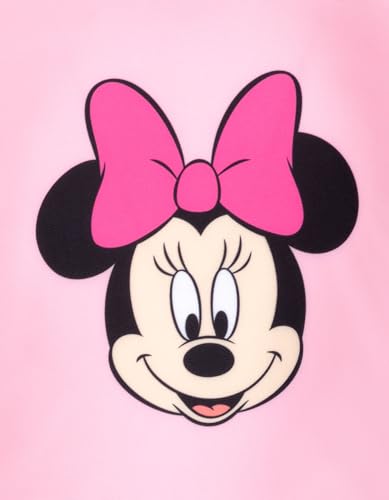 Disney Minnie Mouse UPF 50+ Rash Guard and Swim Shorts Swimsuit Set Infant to Big Kid3