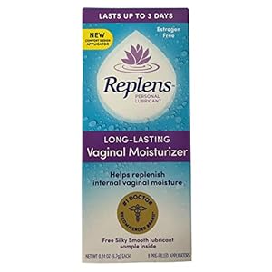 Replens Long-Lasting Vaginal Moisturizer – 0.24 Ounce (Pack of 4)