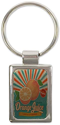 Preisvergleich Produktbild Schlüsselanhänger Softdrink Limo Orangensaft Bedruckt