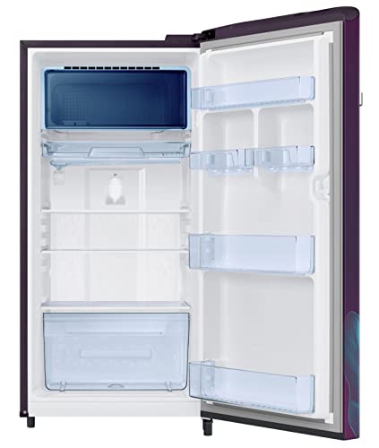 Image of Samsung 189L 5 Star Inverter Direct-Cool Single Door Digi-Touch Refrigerator Appliance (RR21C2E259R /HL,Paradise Bloom Purple)