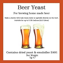 Beer Yeast Sachet 5g - for Fermenting Craft Ales & Beers - Homebrew Home Brew