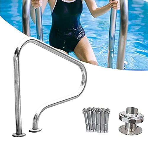 Barandilla para piscina de acero inoxidable 80x80 cm miniatura 3