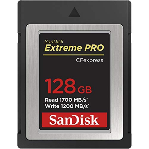 SanDisk Extreme PRO 128GB CFexpress Type-B Memory Card, 1700MB/s Read, 1200MB/s Write
