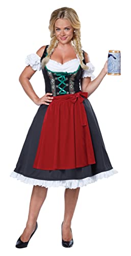 California Costumes Women's Oktoberfest Fraulein Costume, black/Red