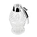 OFKPO 200 ml Dispensador de Miel, Acrílico Tarro de Almacenamiento de Contenedores Pot con Disparador Soporte, Hecho de Acrílico, Chorro Regular, Antigoteo