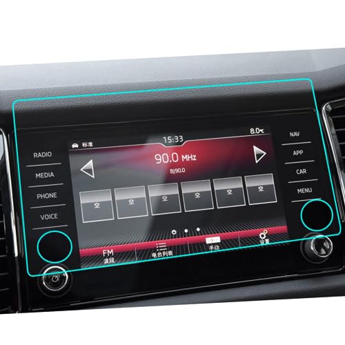 Film de navigation en verre trempé 8 pouces pour Skoda Kodiaq et Karoq