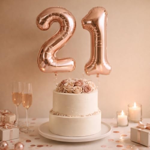 Image of Wanna Party 40 inch Numerical 2 Rose Gold Balloon