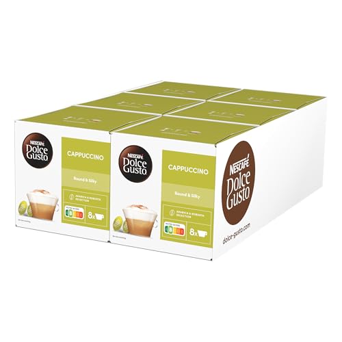 NESCAFÉ DOLCE GUSTO Cappuccino Kaffeekapseln 6er Pack (6 x 16 Kapseln)