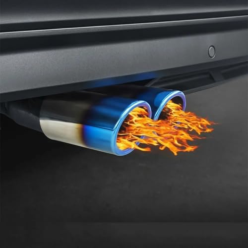 Silenciador cola tubo de escape para Tiguan Passat B7 CC 2009-2015 cubiertas de acero 2 piezas 5