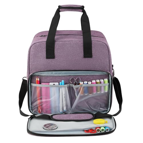 Sac à coudre avec bandoulière pour transporter vos tissus et manuels